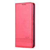 AZNS Magnetic Calf Texture Flip Leather Phone Case